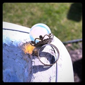 Crystal Ball Occult Ring